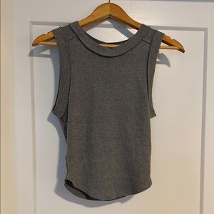 We The Free Charcoal Muscle Tee